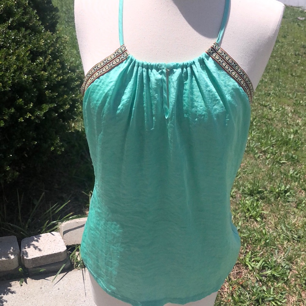 The Limited halter top with colorful trim